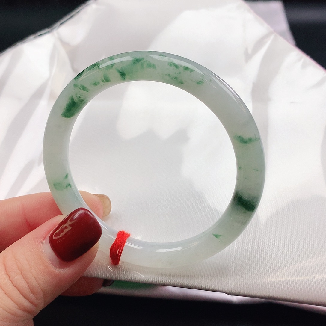 翡翠手镯未镶嵌圆条882485