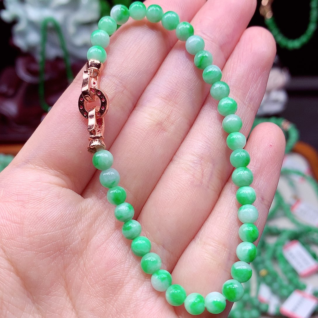 翡翠未镶嵌手链翡翠