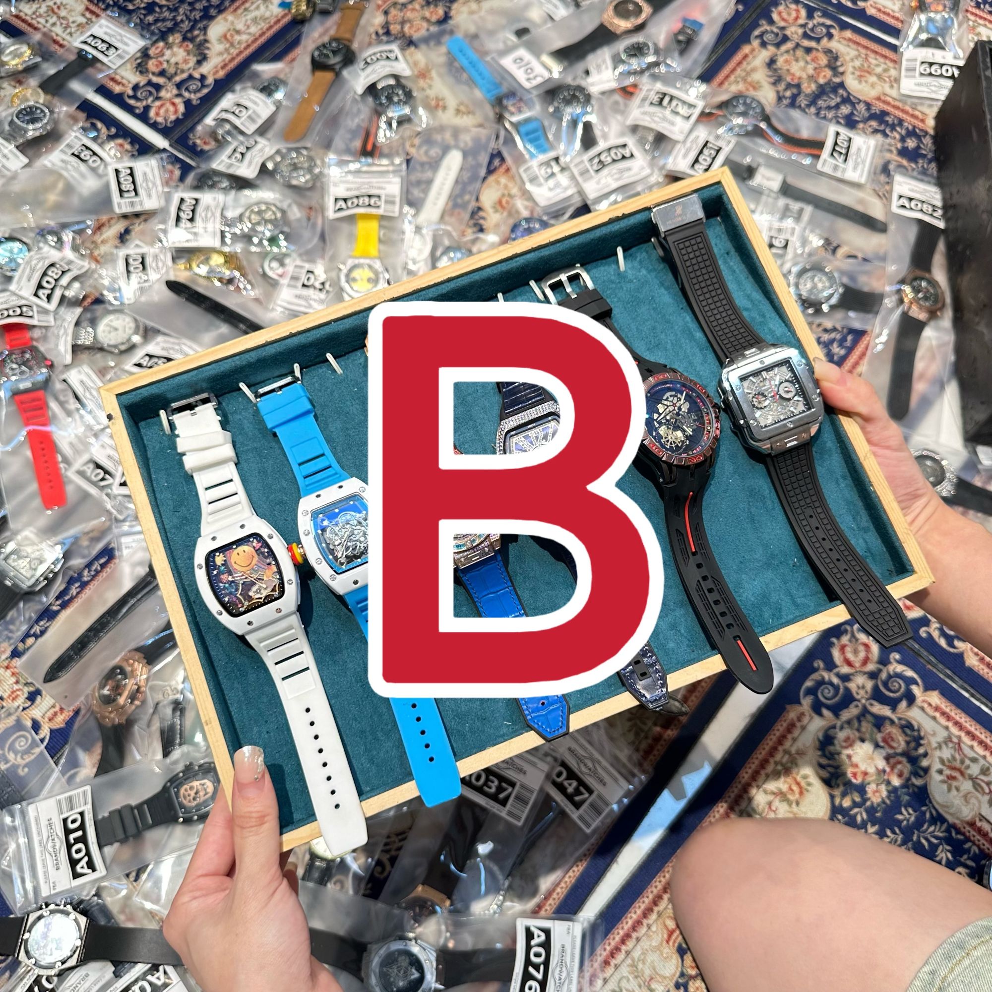 【专柜高版本】正品经典腕表百搭防水夜光简约潮流手表男士男款a