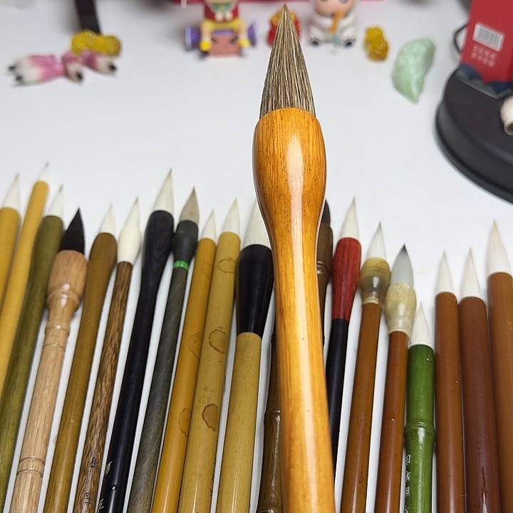 毛笔书法作品斗笔