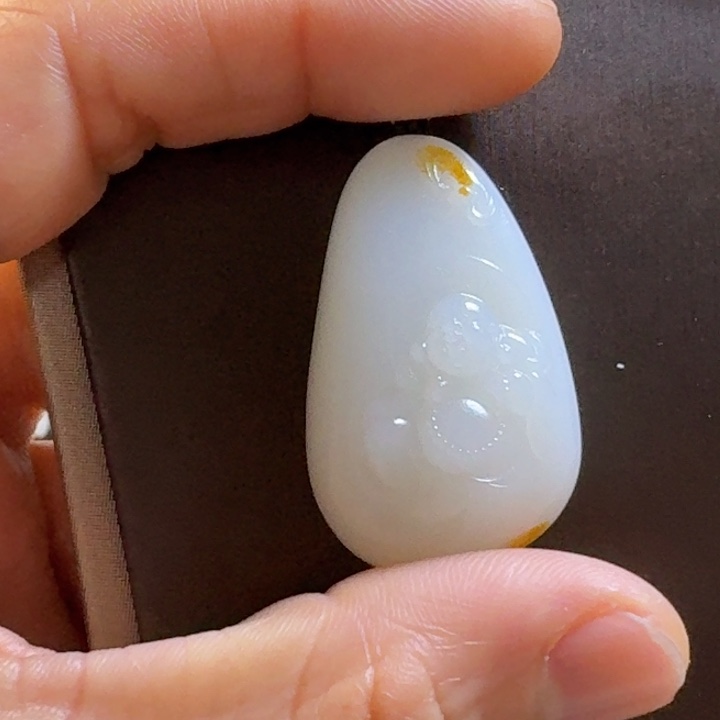 和田玉（白玉）颈饰未镶嵌如*