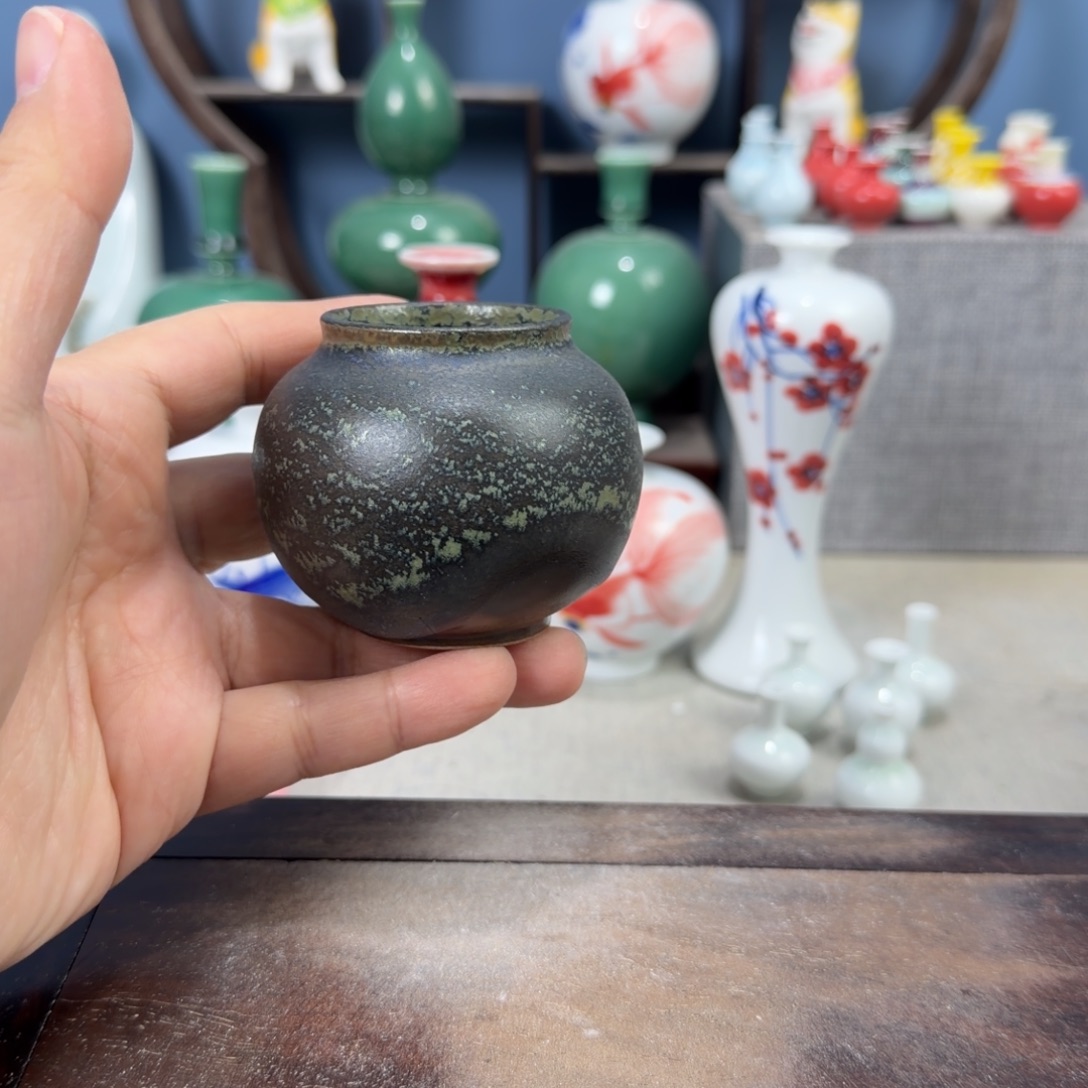 陶瓷手工小花器摆件