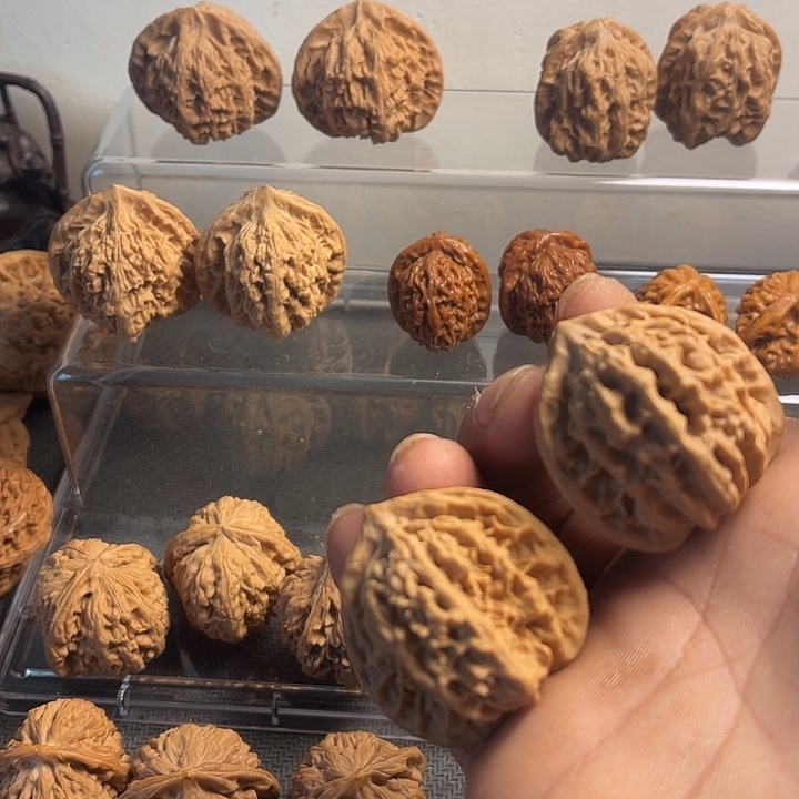 桃核吊坠37盘龙虎