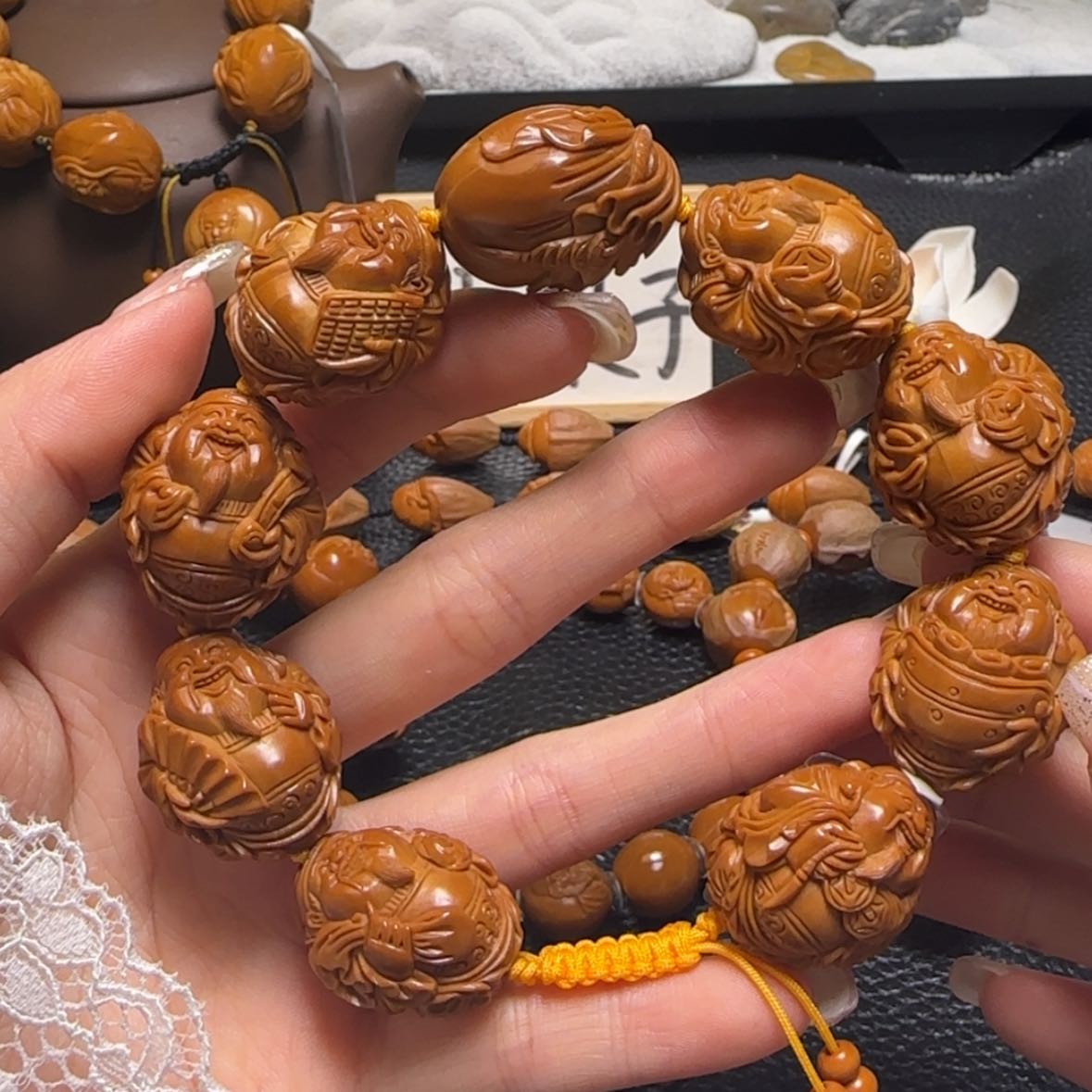 【闪购商品】橄榄核手串铁核财神