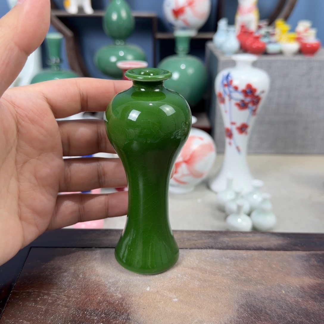 陶瓷手工小花器摆件