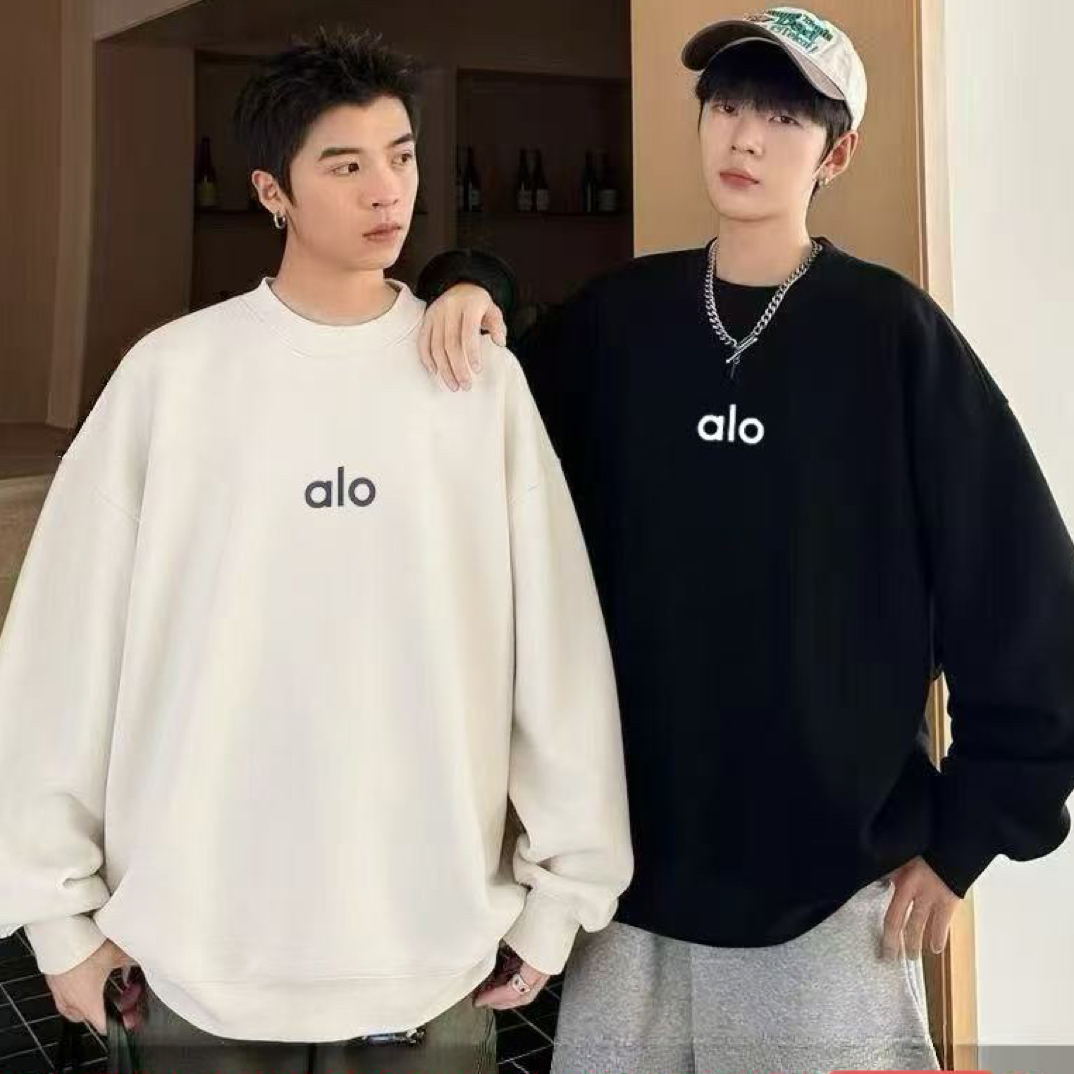 比目鱼青少年加绒卫衣2025新款男女大童春秋上衣初高中生圆领卫衣