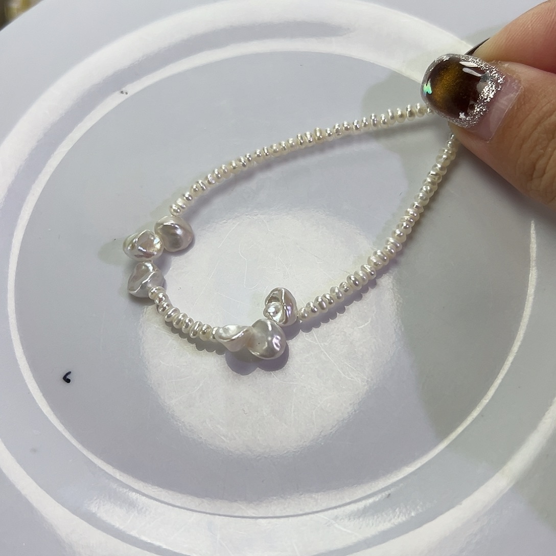 淡水珍珠手绳钛钢