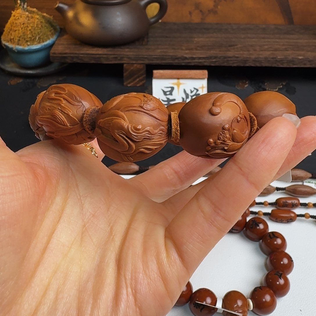 橄榄核手串/手链莲花无相