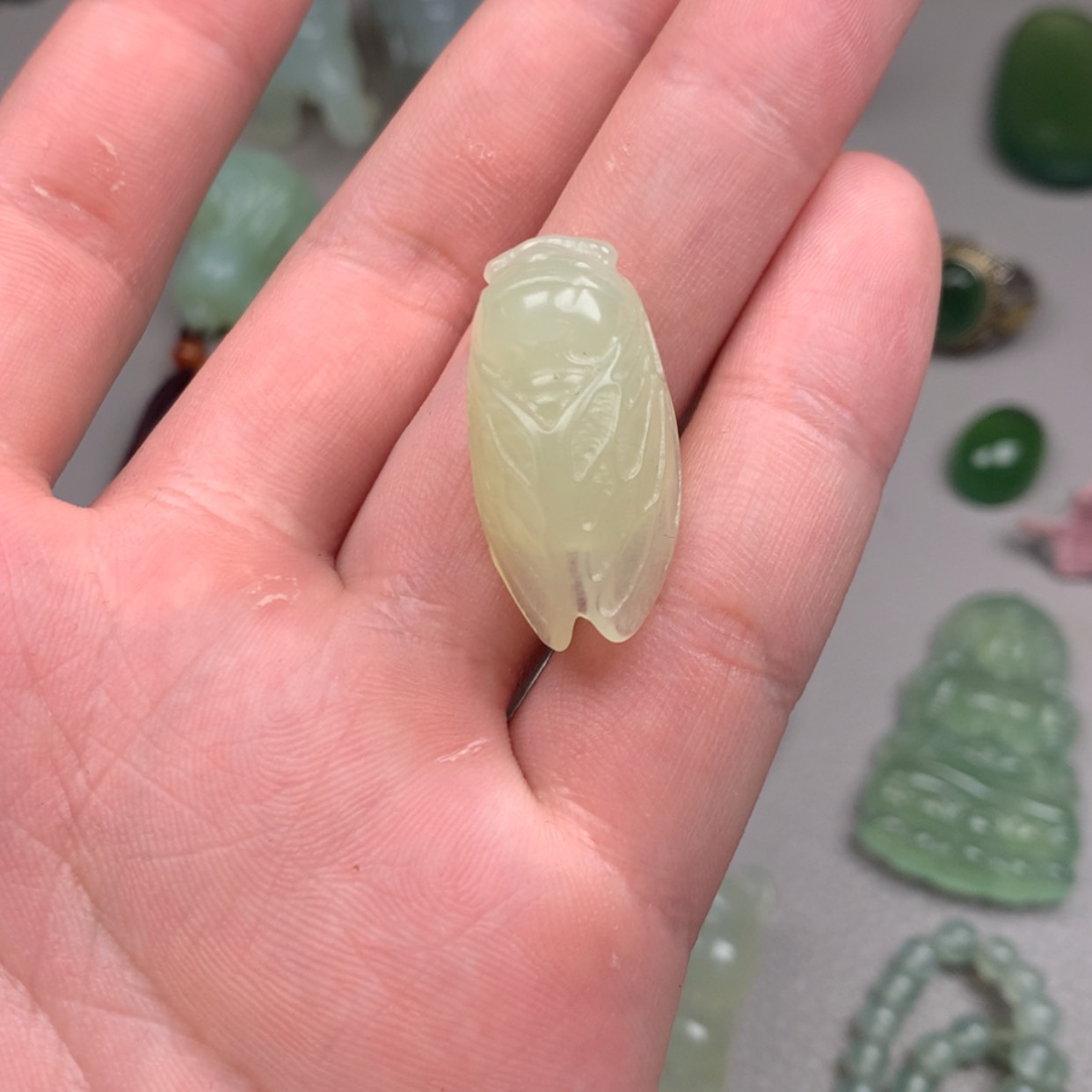 【闪购商品】蛇纹石玉未镶嵌岫玉