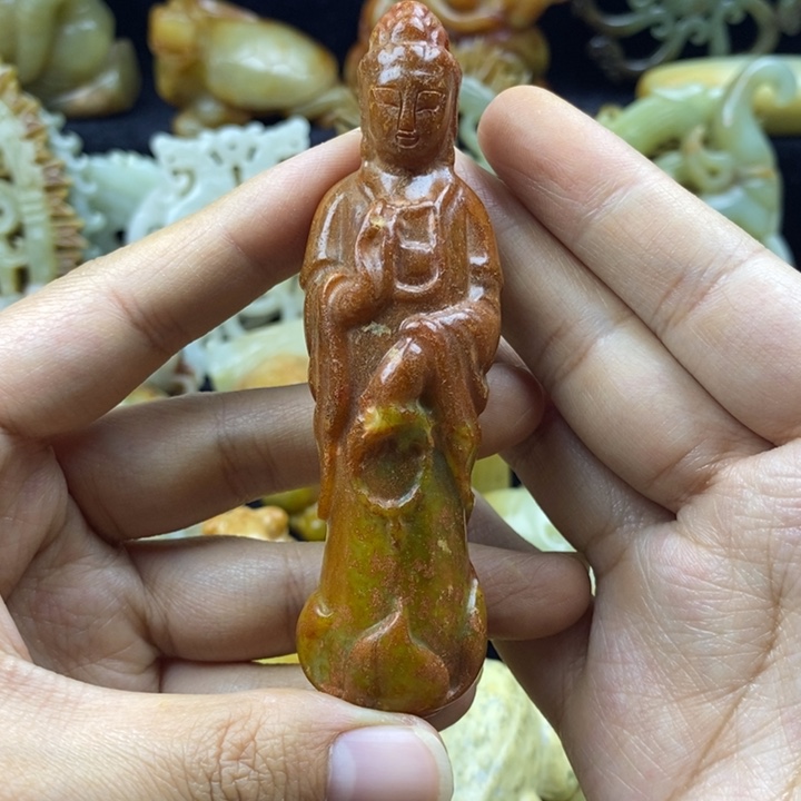 蛇纹石玉颈饰未镶嵌84