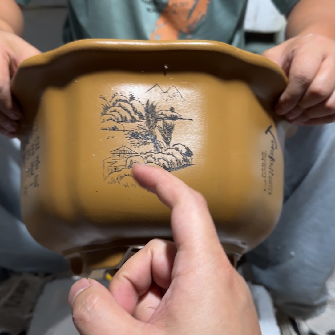 花盆紫砂口径27 25高度15