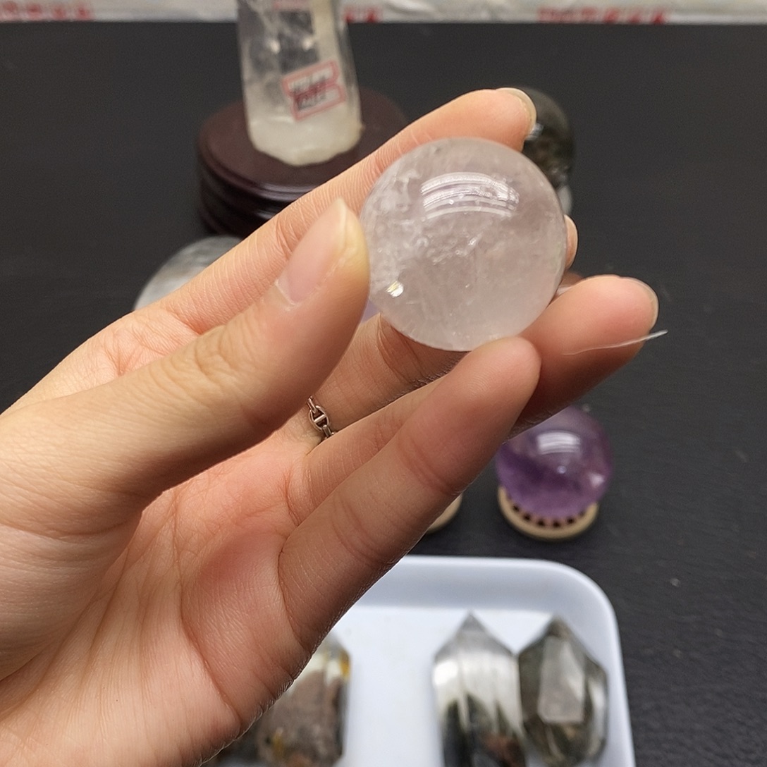 珠宝半成品水晶未镶嵌30水晶石