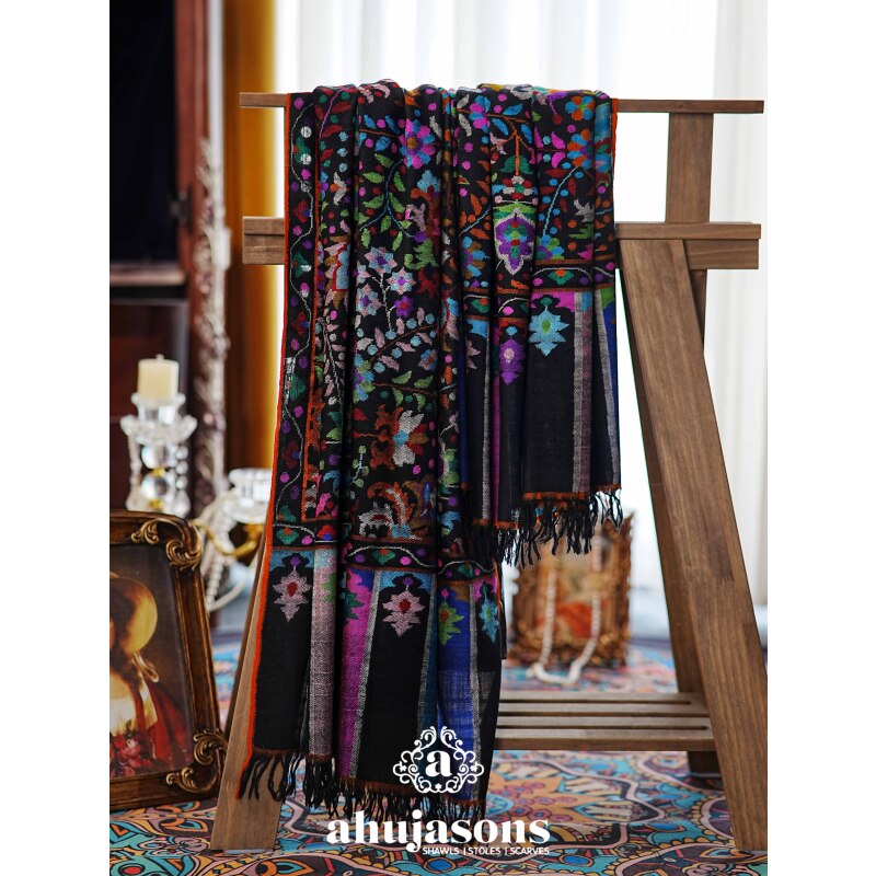 克什米尔pashmina披肩围巾卡尼 100*200 60058-15