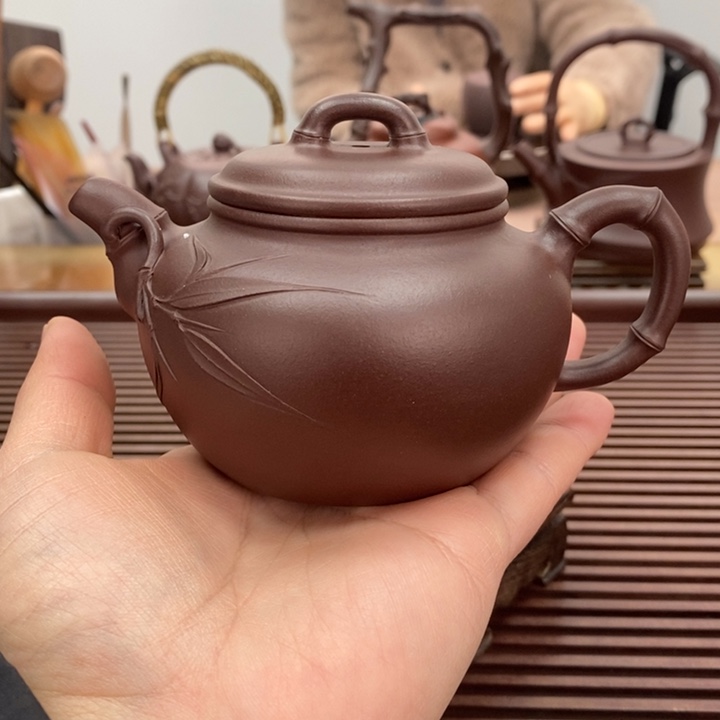 紫砂茶壶竹节德钟福利
