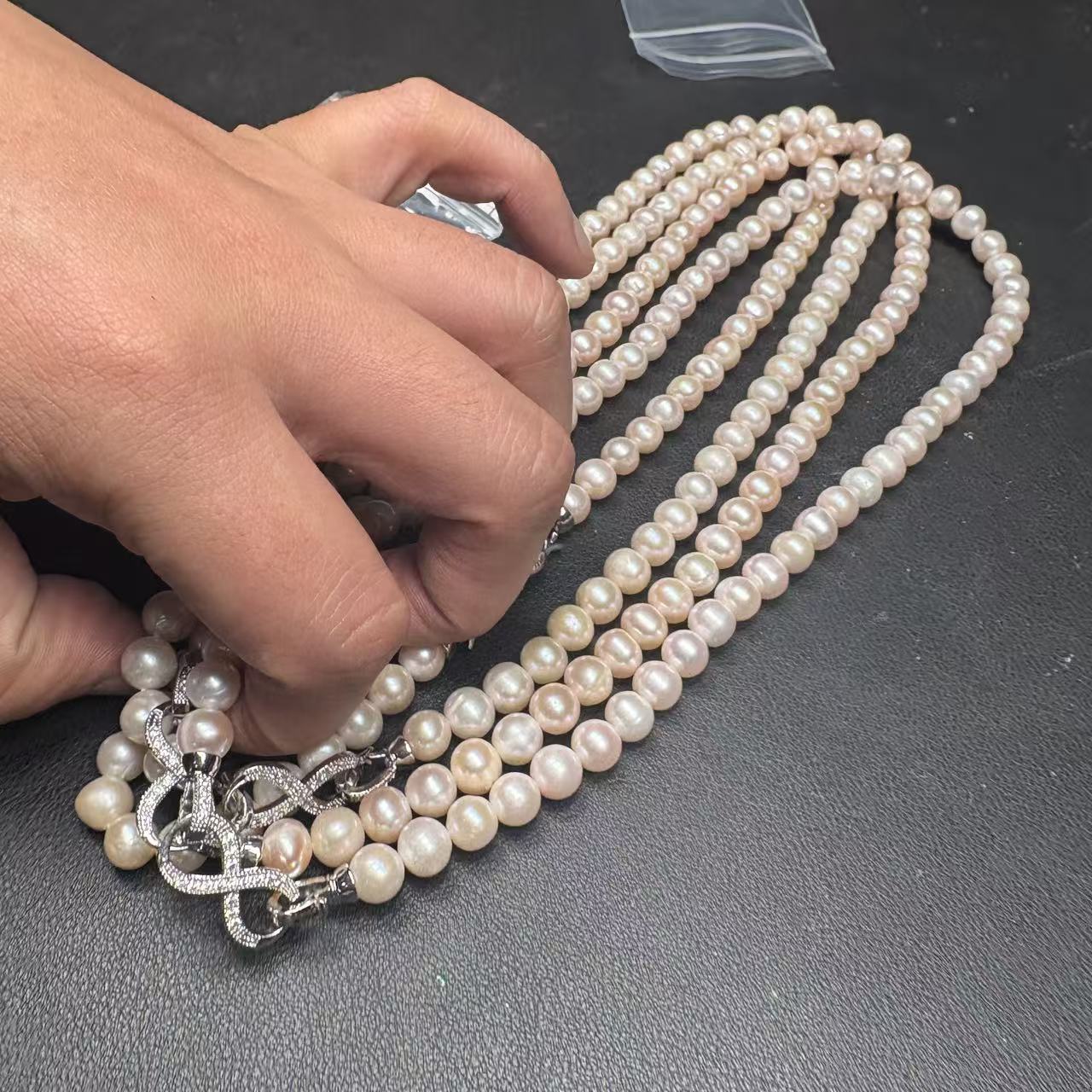 天然珍珠项链-8mm左右-多样性发一z501