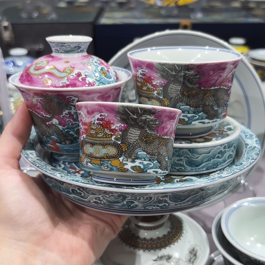 瓷片景德镇瓷器艺术半手