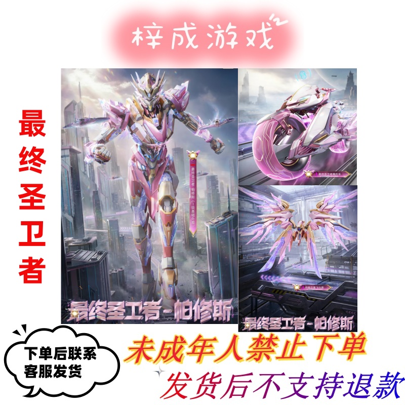 吃鸡最终圣卫者-帕修斯角色/飞行器/摩托车/Vector