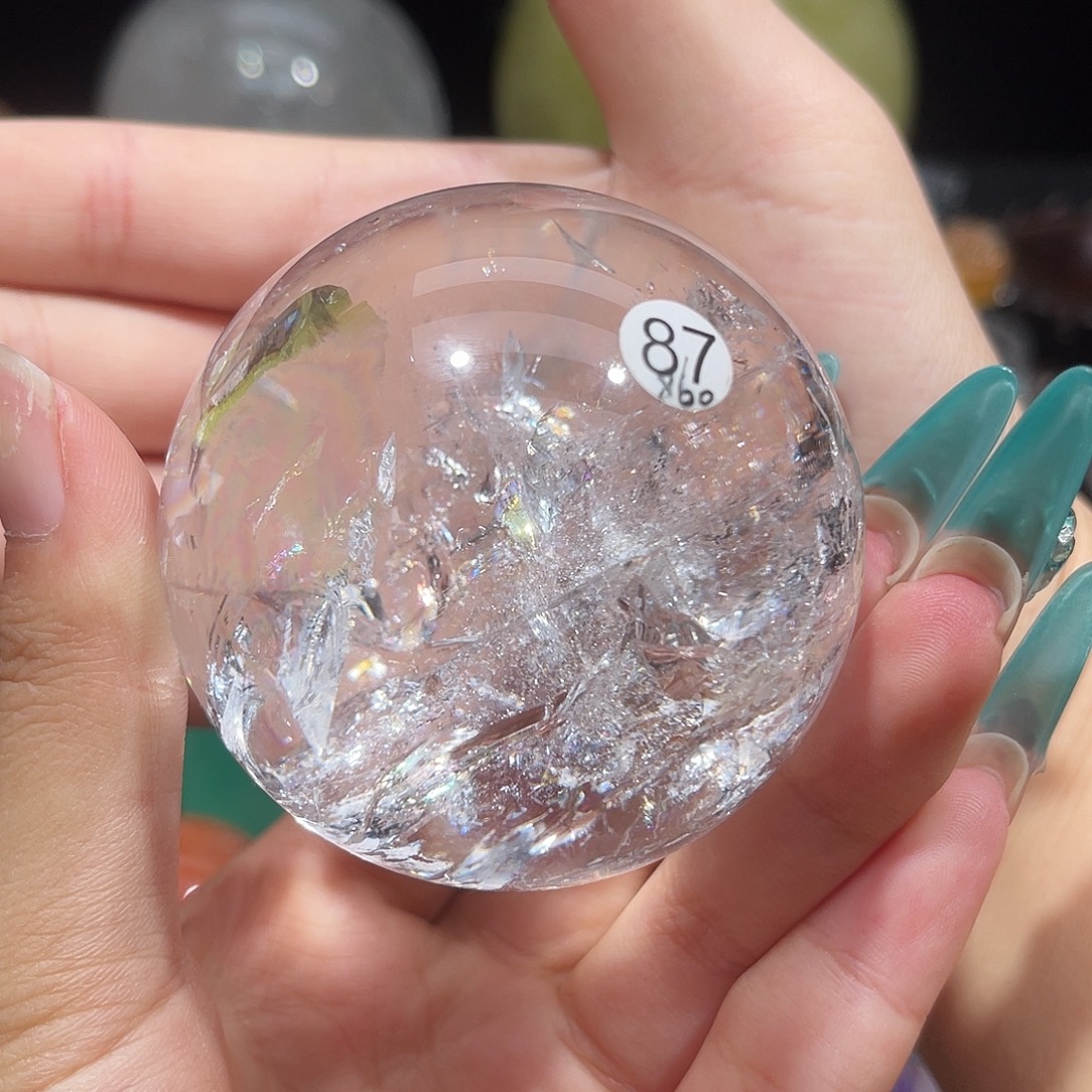 珠宝半成品水晶未镶嵌微瑕6.2