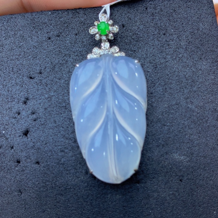 18K金镶嵌手链翡翠翡翠