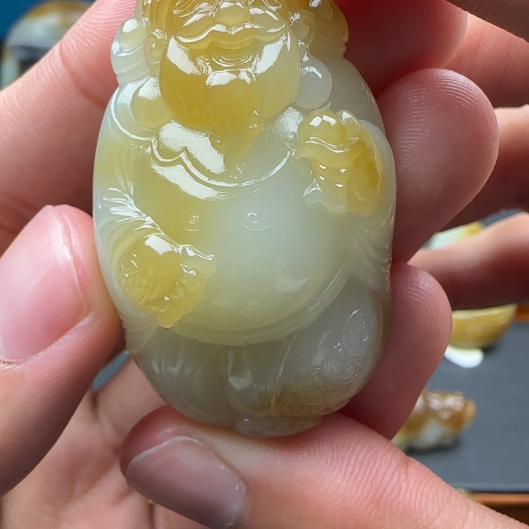 和田玉（糖玉）颈饰未镶嵌英****9