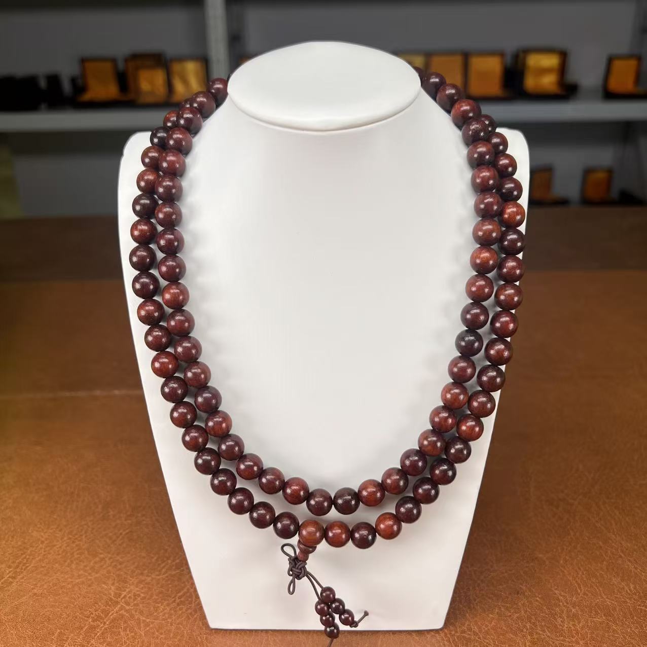 血檀木108颗手串（无礼盒）419