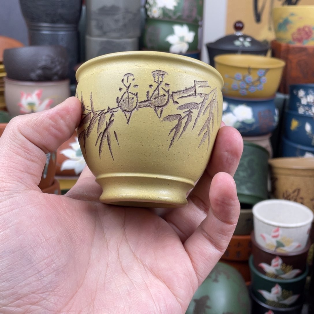 紫砂茶杯紫砂茶杯