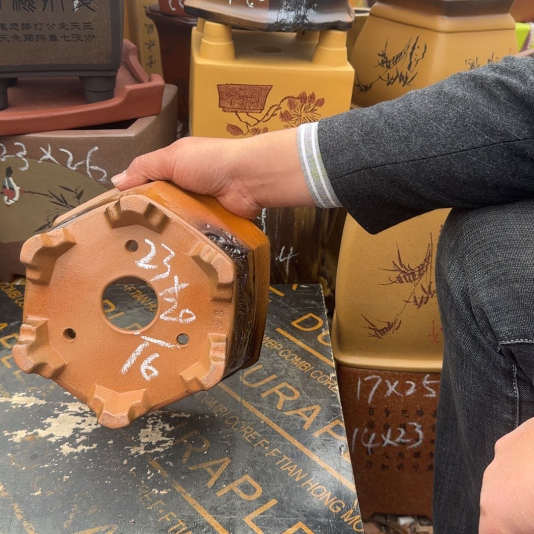 紫砂花盆盆景盆栽