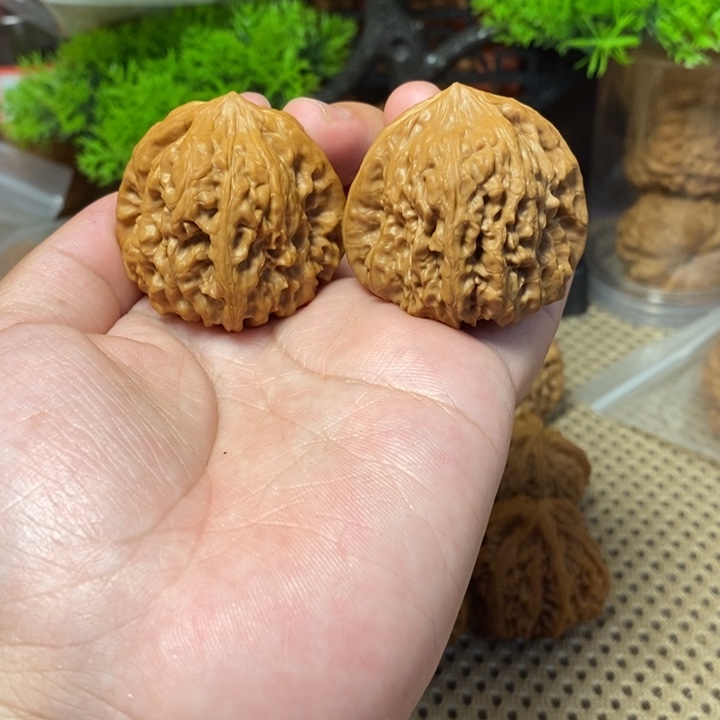 核桃手串/手链平谷凹底40全