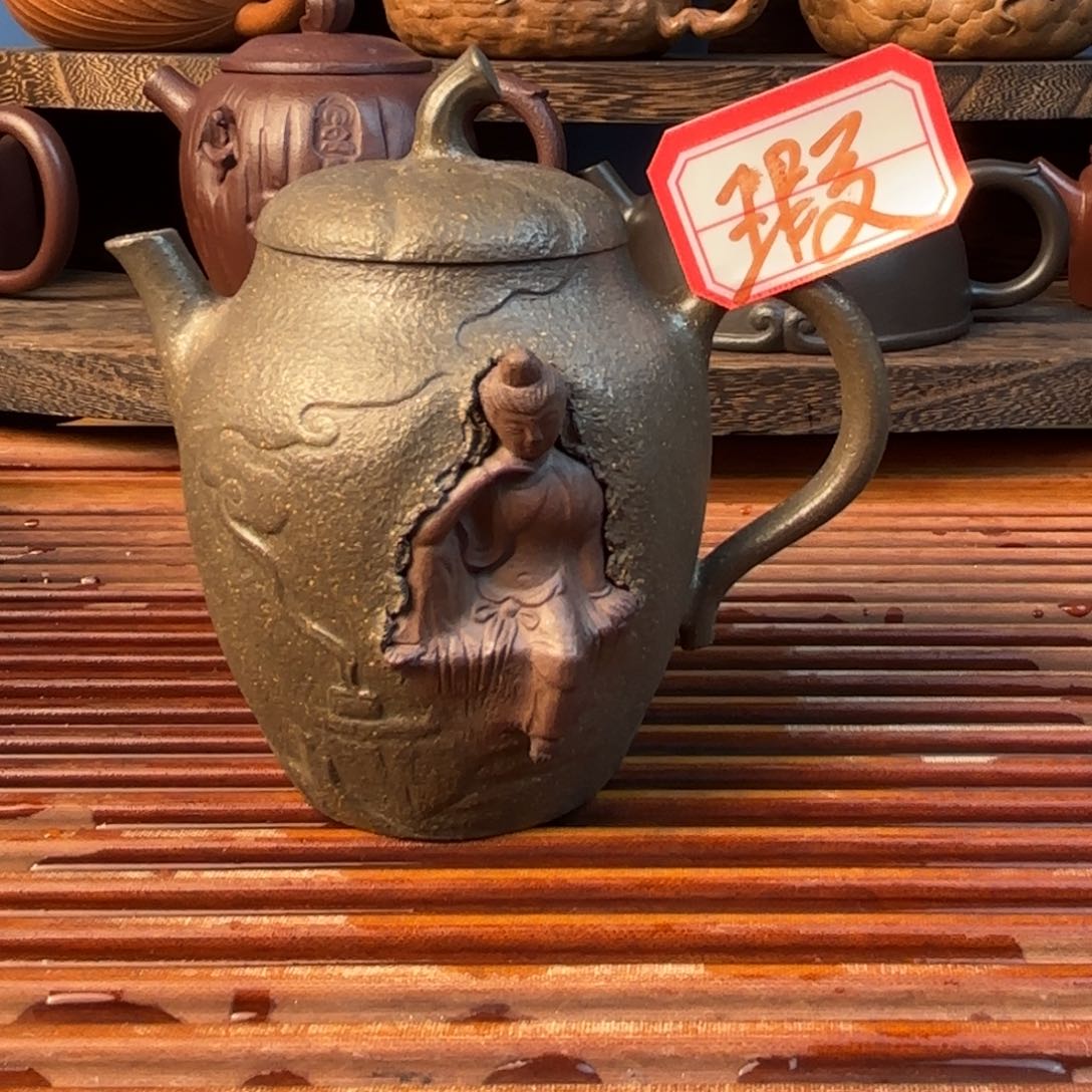 原矿老段泥190cc还原烧水月观音