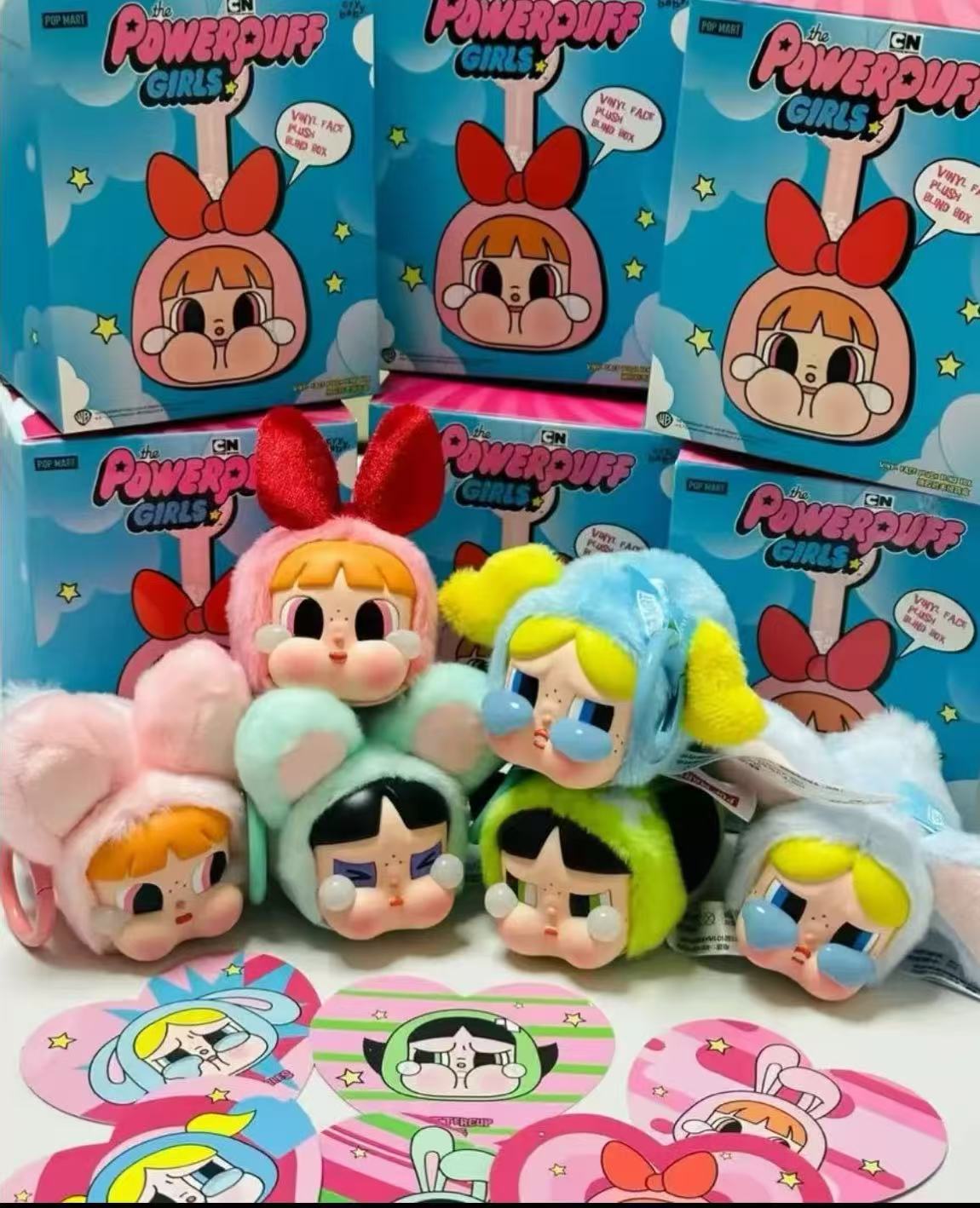 CRRYBAY 飞天 女 警搪胶脸毛 绒挂件盲 盒【1/72概率出隐不包官暇】