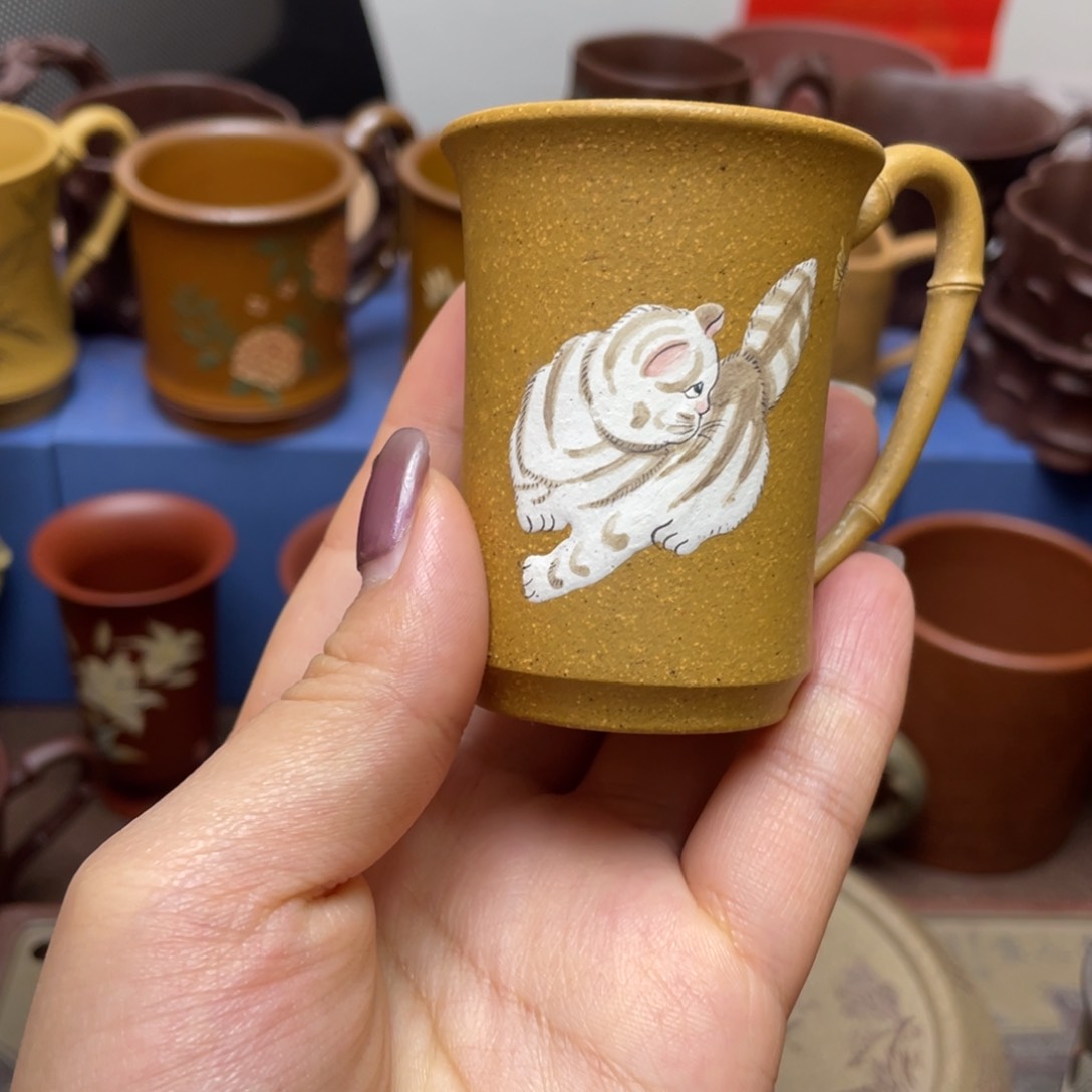 紫砂茶杯紫砂主人杯