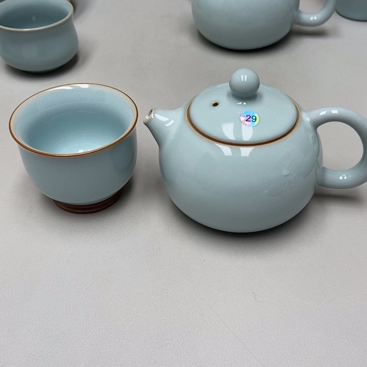 皆***愿瓷微瑕西施壶29，微瑕提梁杯，无礼盒