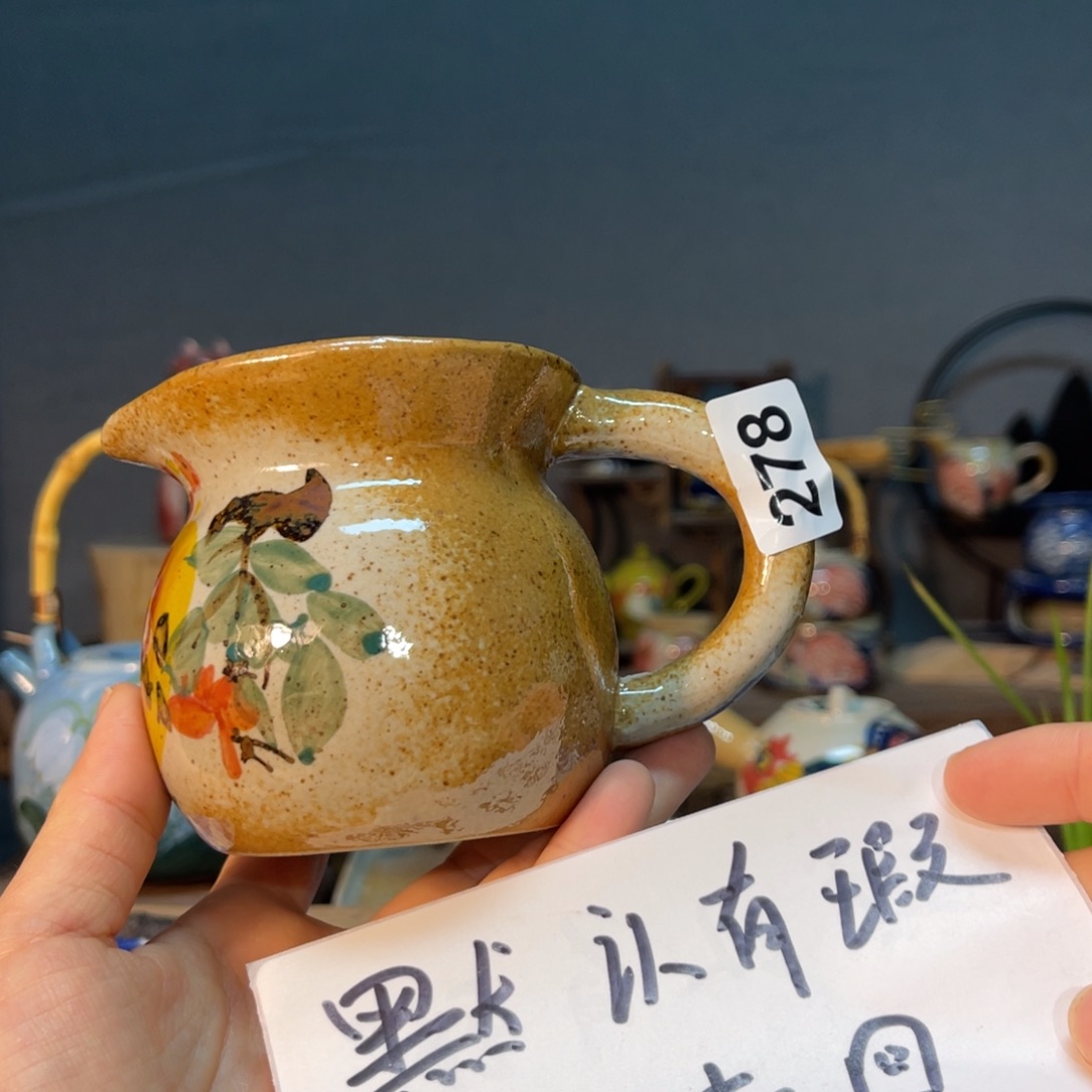 杯素浅陶瓷手工手绘