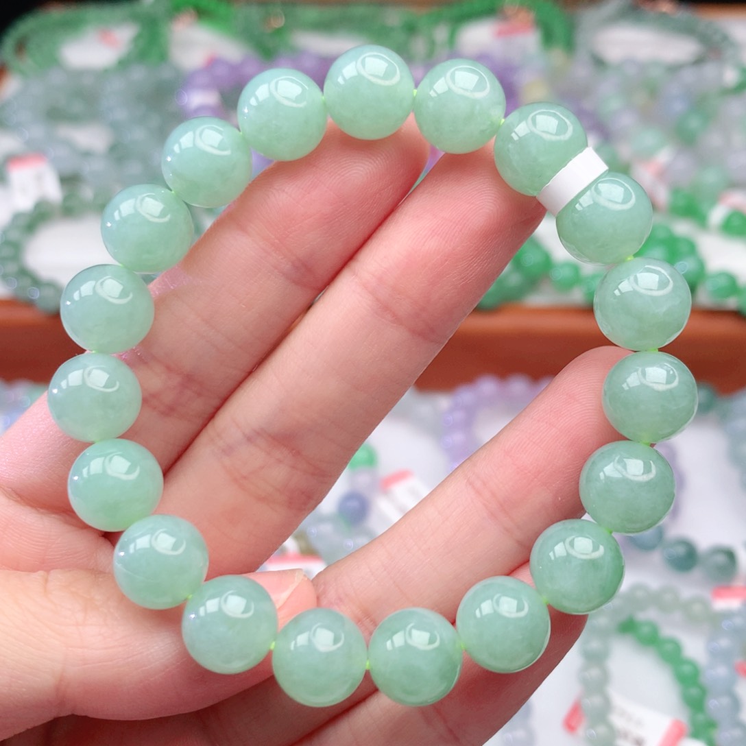 翡翠手链未镶嵌翡翠10mm