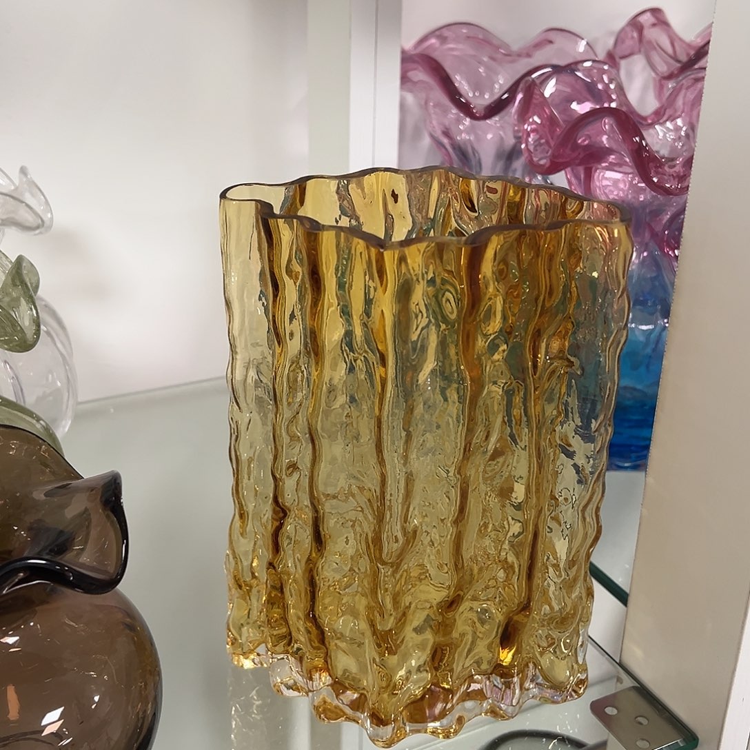 琉璃高20琥珀琉璃花器
