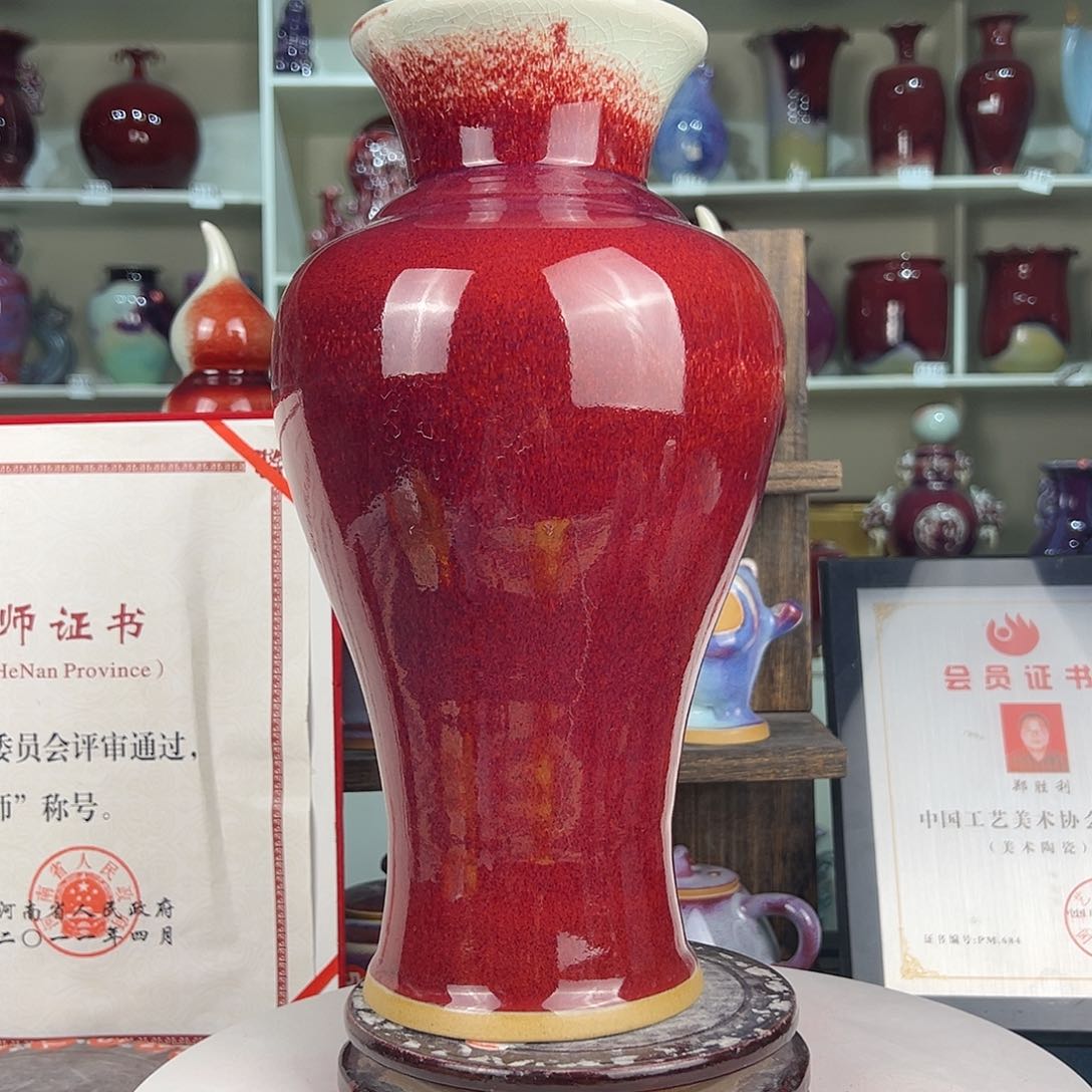 摆件郑家钧窑摆件