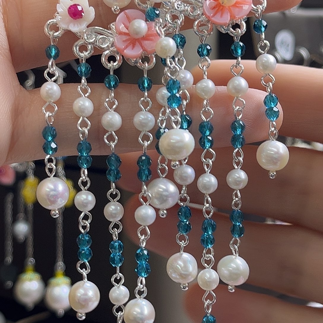 ℋ***）925银博雅手作S925纯银耳饰