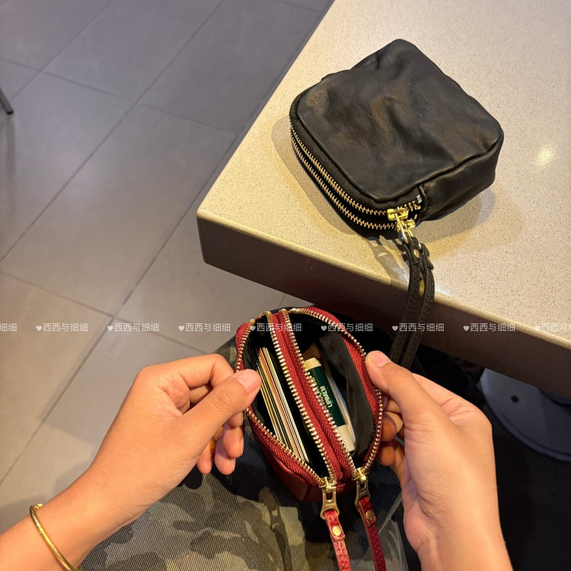 头层钱包马皮多功能小包零钱包女包手拎包迷你储物小包多层钥匙包