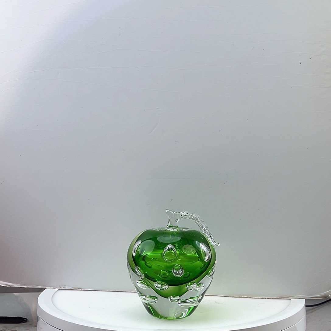 茶盏琉璃水晶苹果
