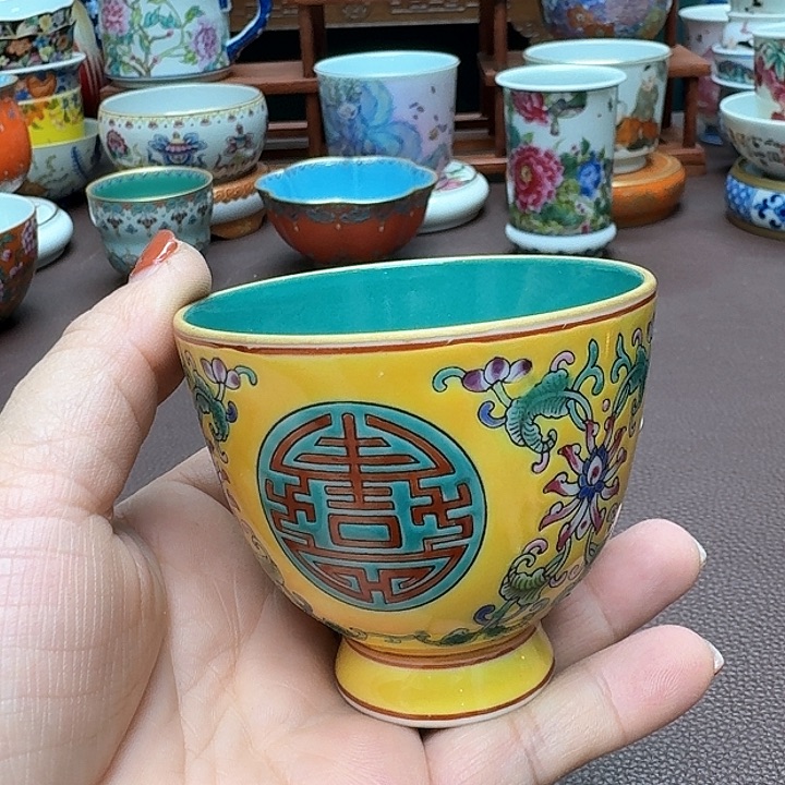 瓷片景德镇仿古手工制作精品展示