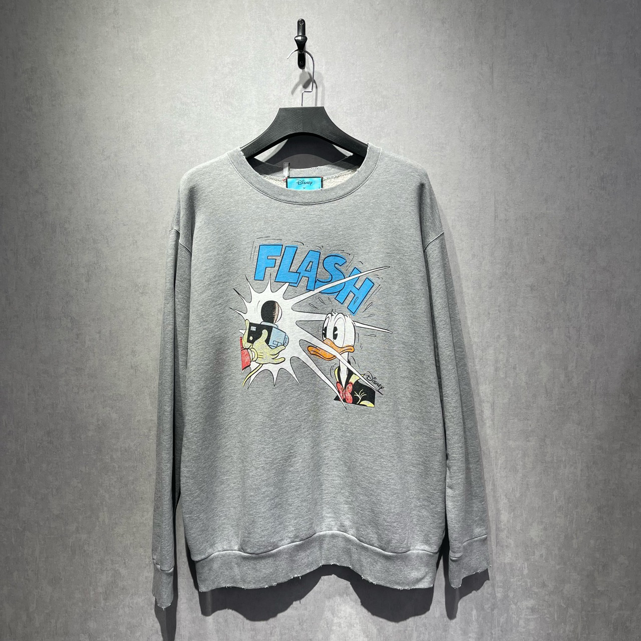 99新 GUCCI/古驰  x Disney 联名唐老鸭图案印花卫衣/XL码/9200