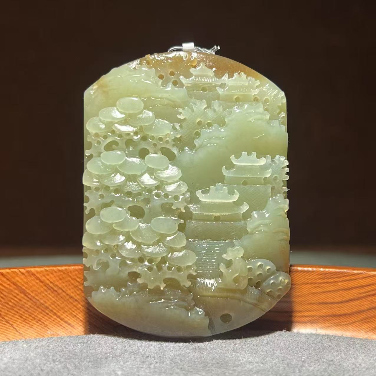 【张老斯珠宝】天然和田玉吊坠lx20319（拍一发一）