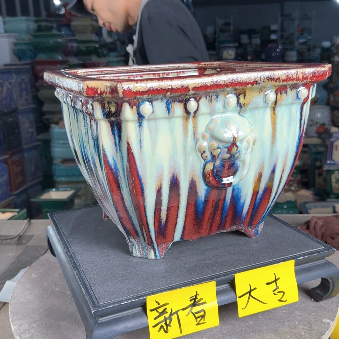 一风堂石湾花盆。061