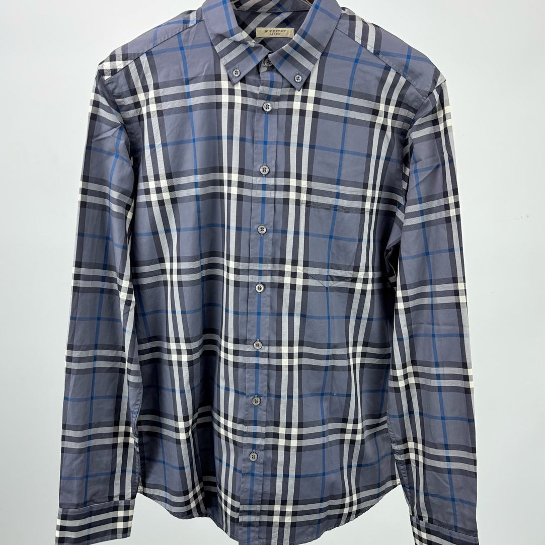 未使用 BURBERRY/博柏利 BURBERRY博柏利格纹长袖衬衫L码14544