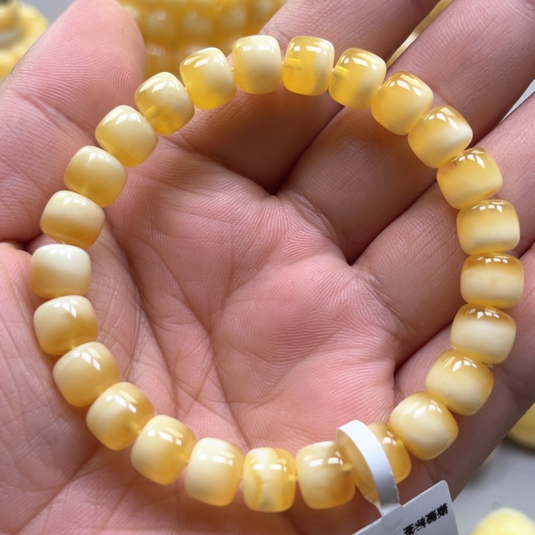 琥珀手链未镶嵌手串