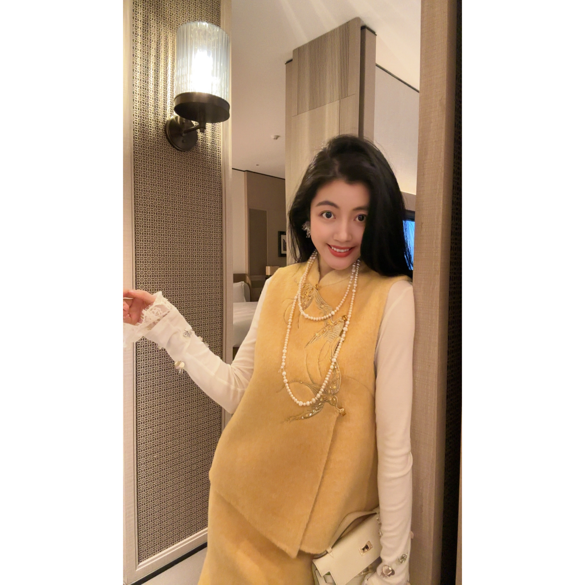 【N·COU】25冬新款【燕燕于飞】新中式刺绣重工套装DY81032