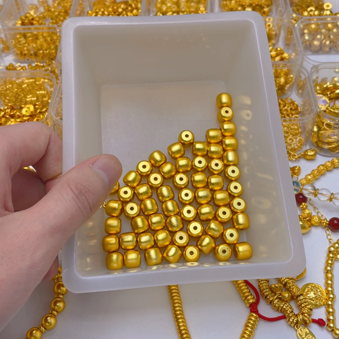 锆石铜合金老型珠10*9mm10颗