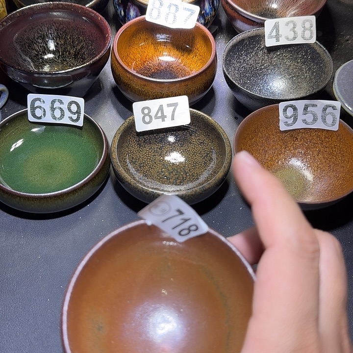 茶盏建盏瑕疵建盏