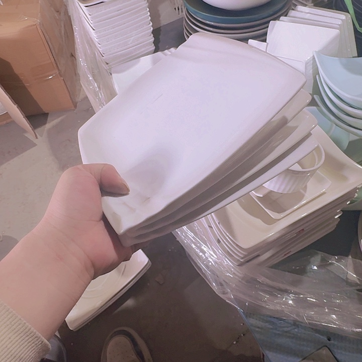 瓷8 英寸 异型浮雕  4 个