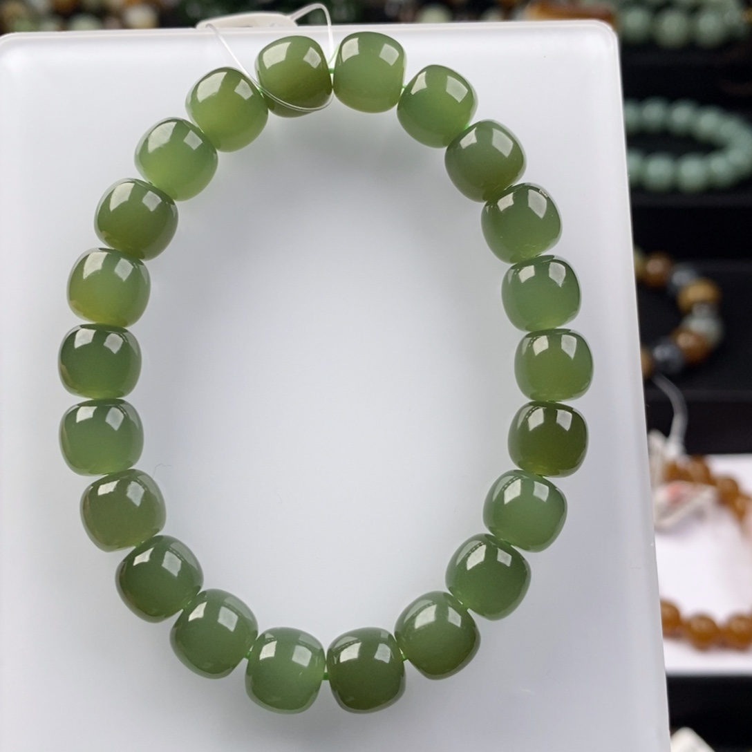 和田玉手串未镶嵌